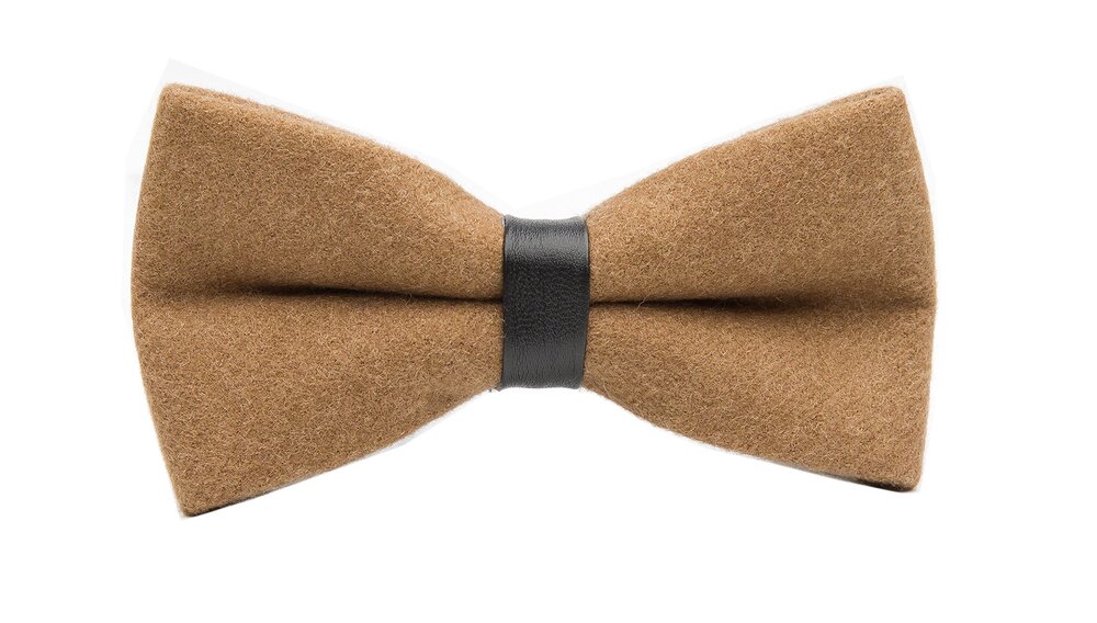 2518 Khaki Pre-tied Tuxedo Adjustable Neck Winter Bow Ties for Wedding